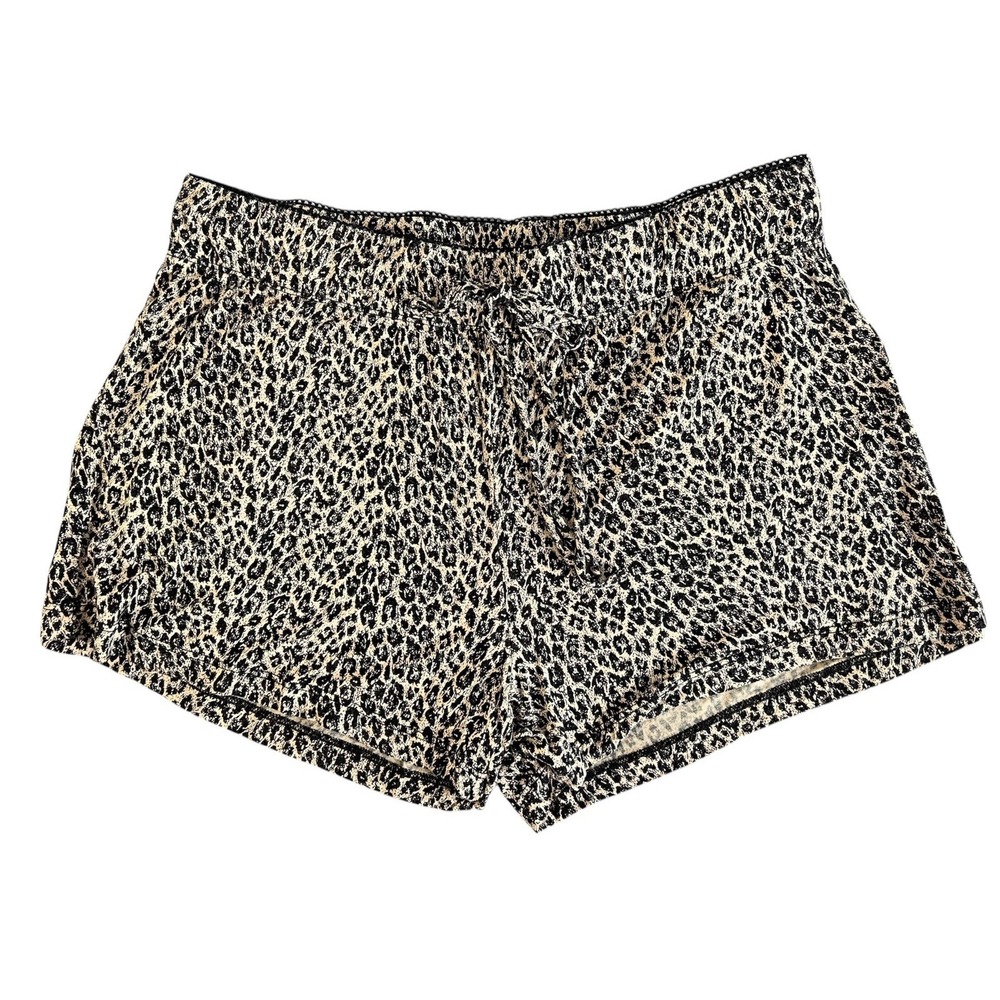 Cynthia Rowley Sleep Shorts Animal Printer Sz‎ Large Women's